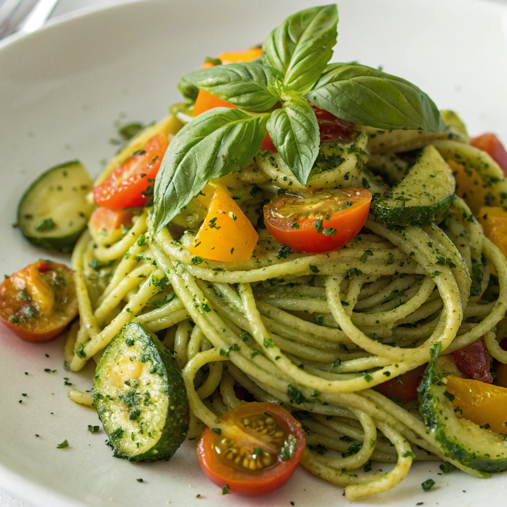 Spring Pesto Pasta - Spring Dinner Ideas