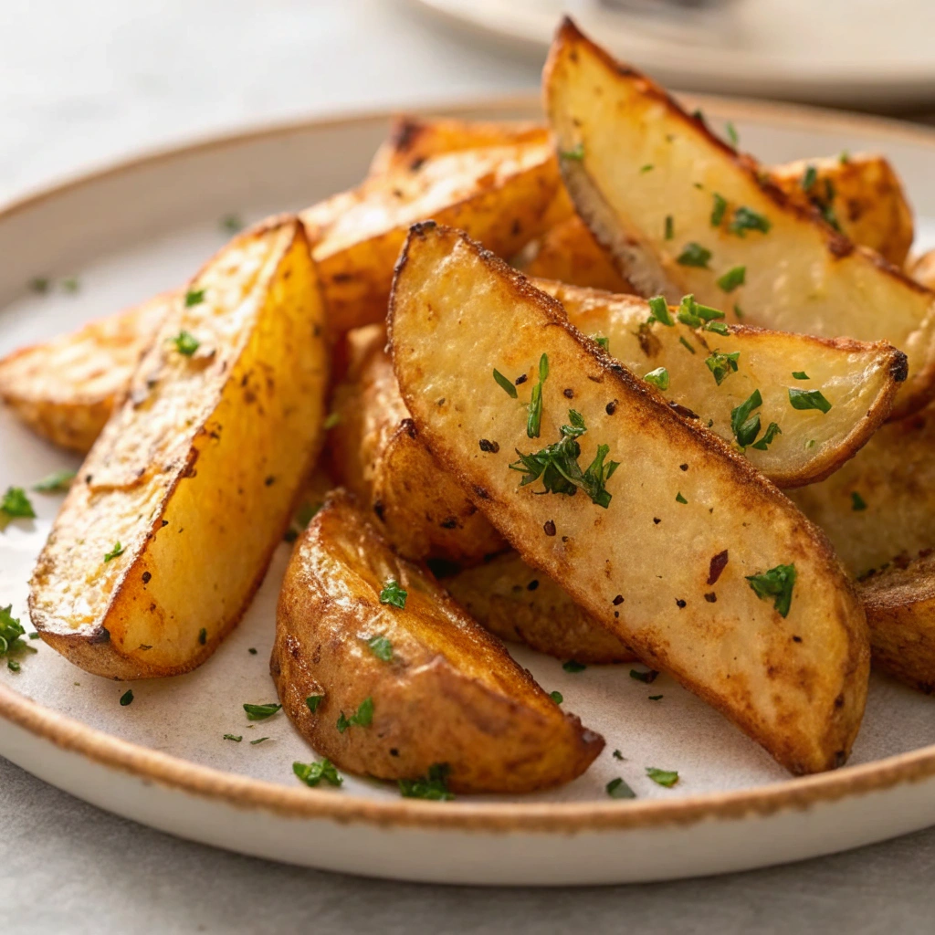 Crispy baked potato wedges: hearty cookout side dishes