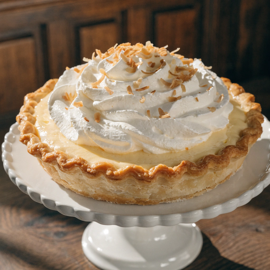Creamy Coconut Cream Pie - classic coconut desserts