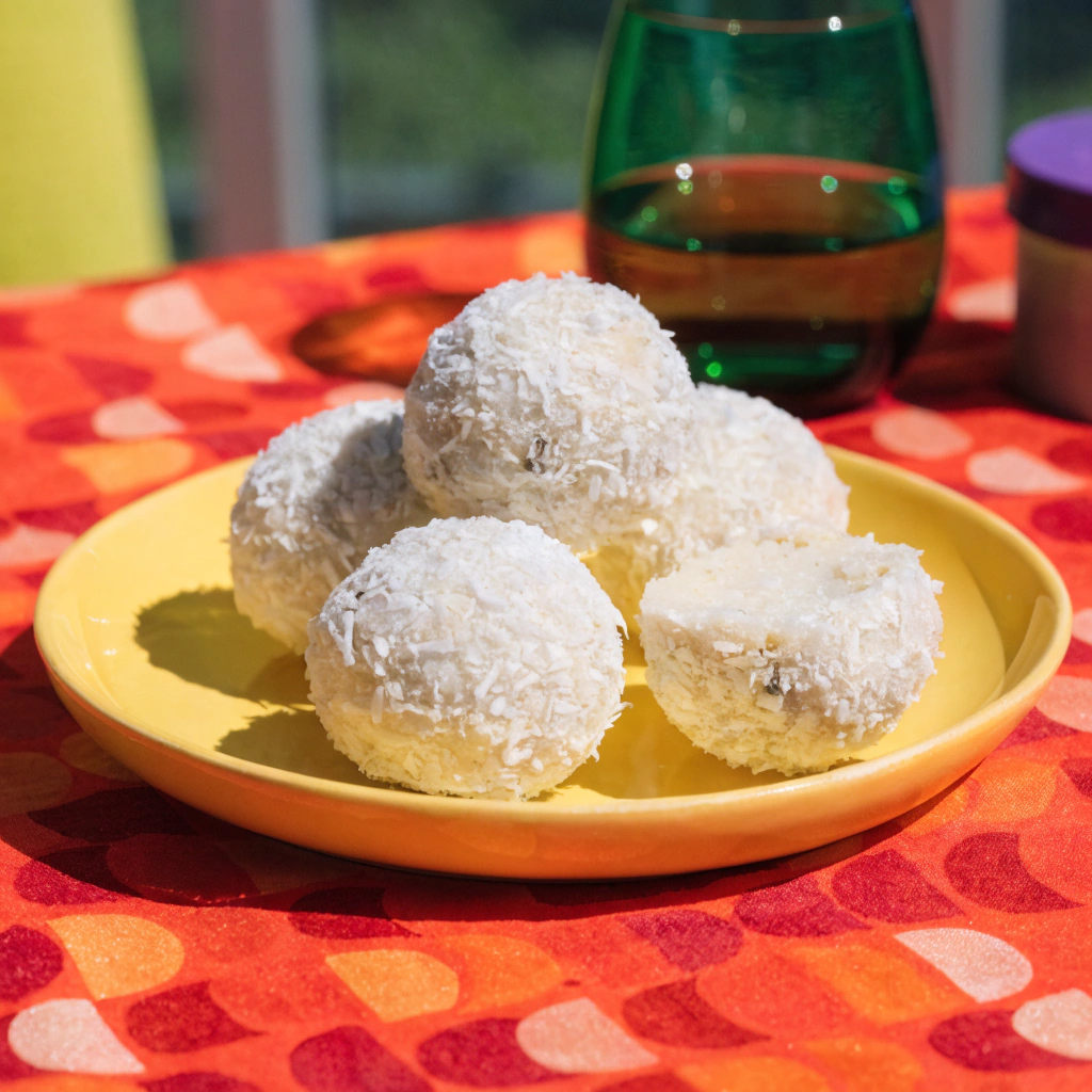 Coconut Snowballs - Fun and festive coconut desserts