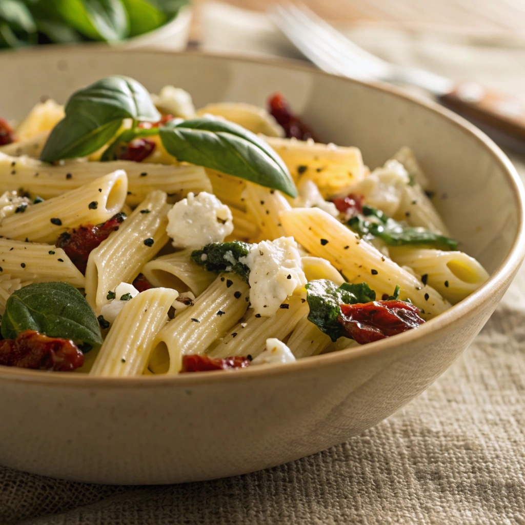 Spinach and Feta Pasta - Quick Weeknight Dinners