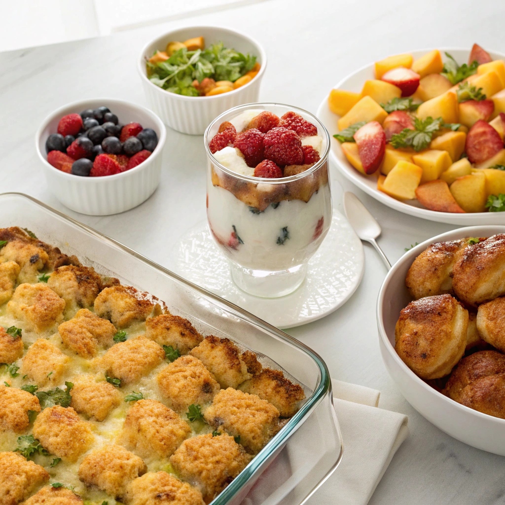 Enhancing your tater tot breakfast casserole with complementary dishes can elevate your meal. Consider pairing with:

Fresh fruit salads for sweetness

Lighter sides like a Greek yogurt parfait
