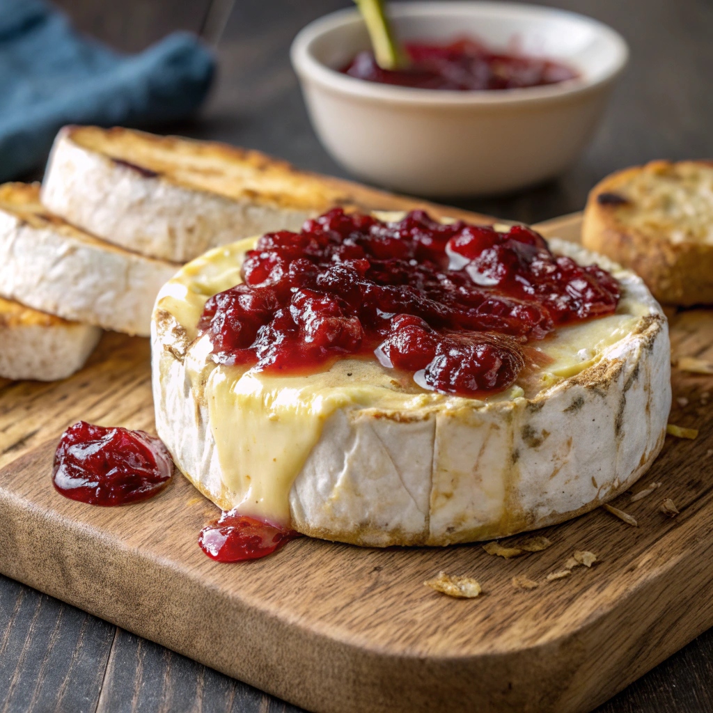 Baked Brie with Jam