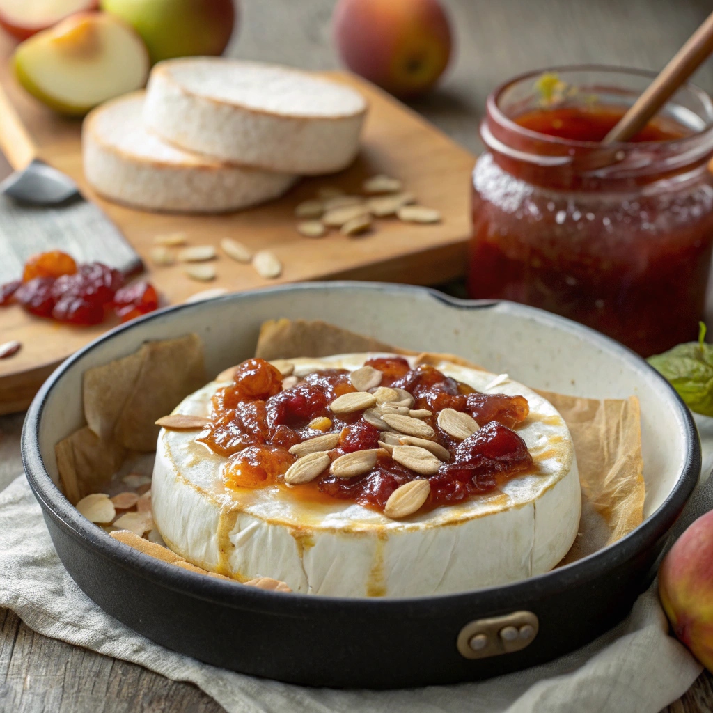 Baked Brie with Jam