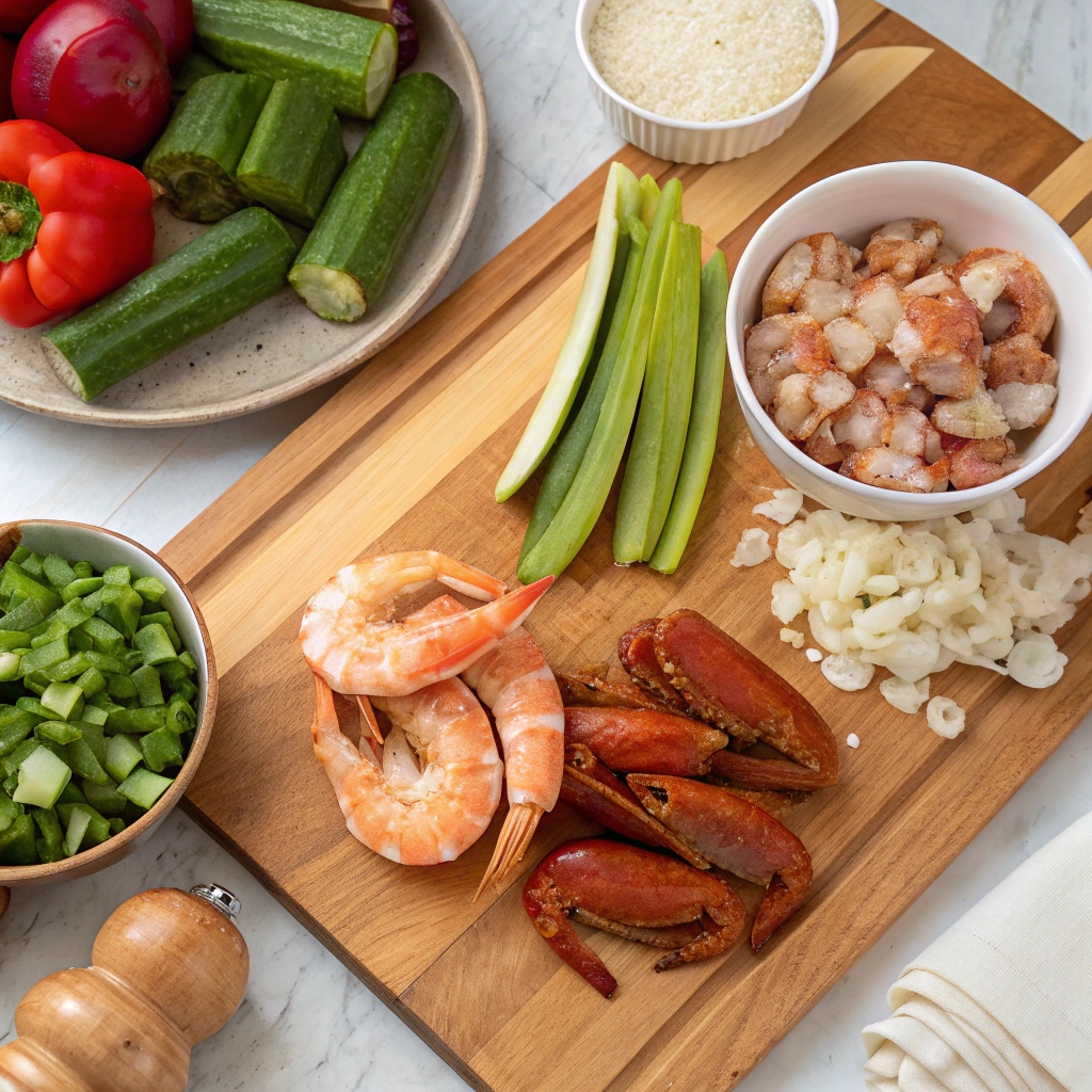 Key Ingredients in Seafood Gumbo Recipe