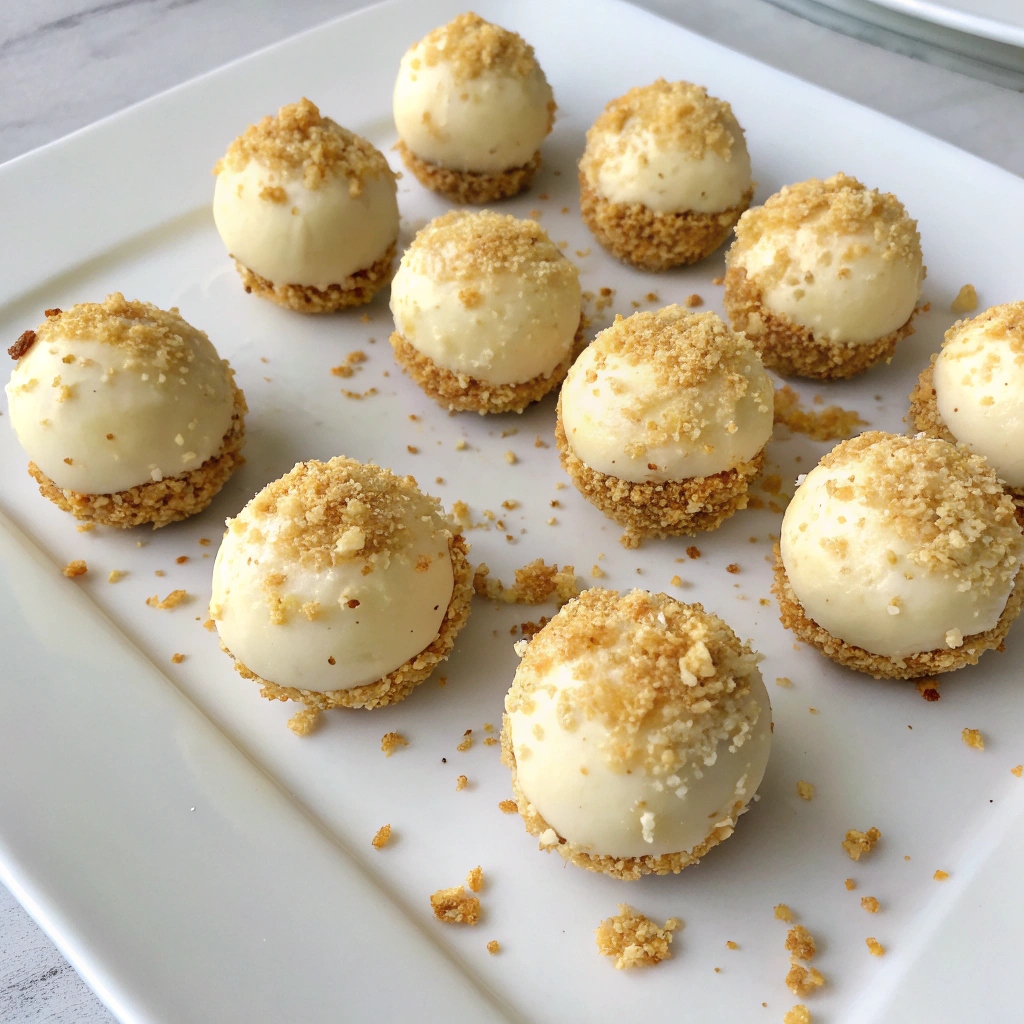 No-Bake Cheesecake Bites