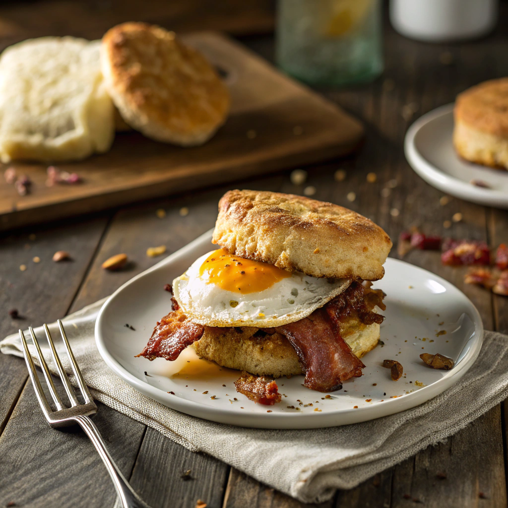 Bacon & Egg Breakfast Muffins 