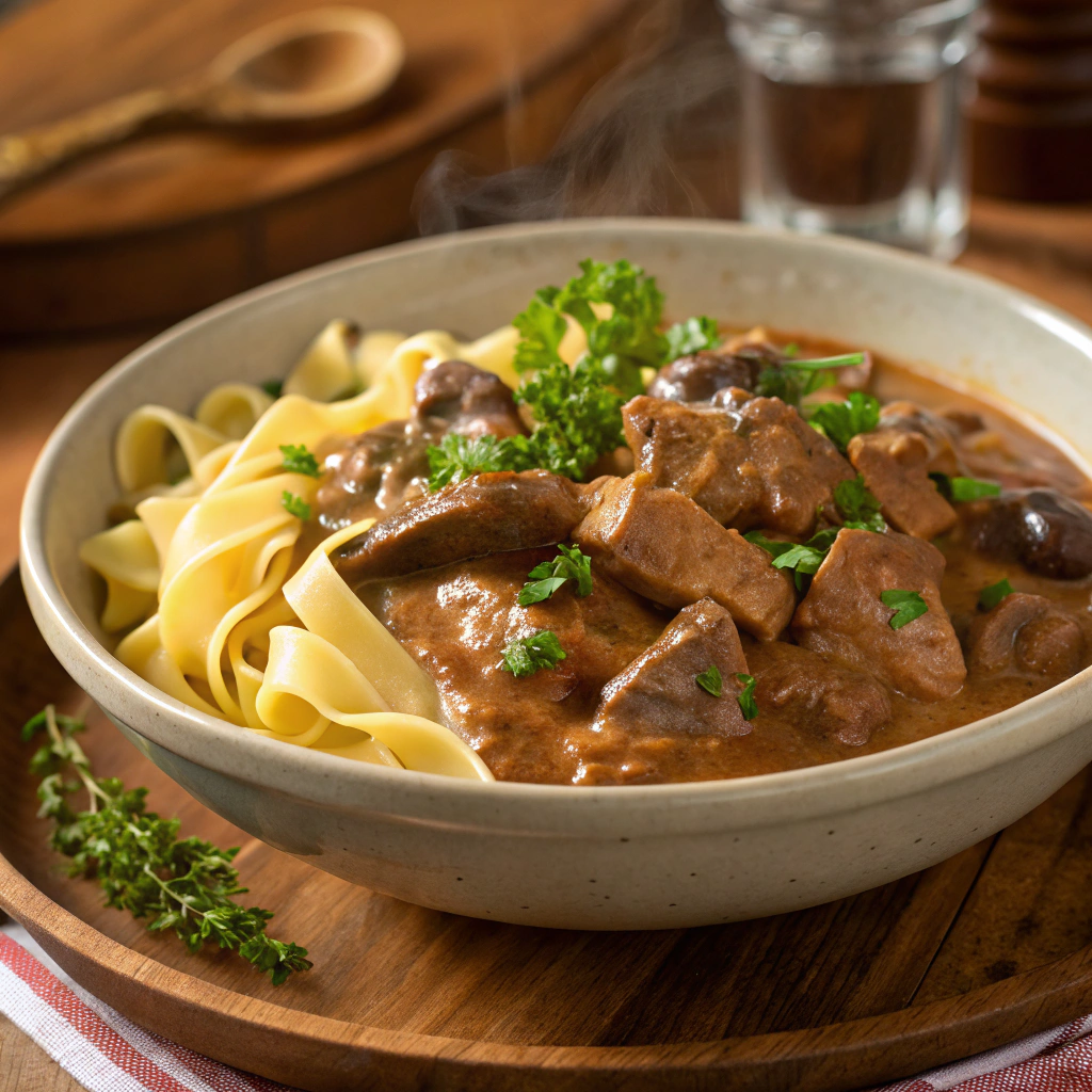 Beef Stroganoff 