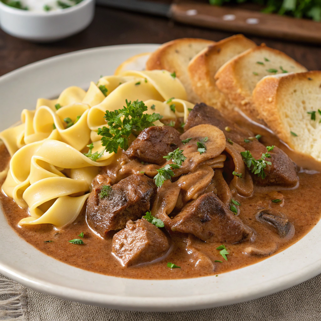 Beef Stroganoff