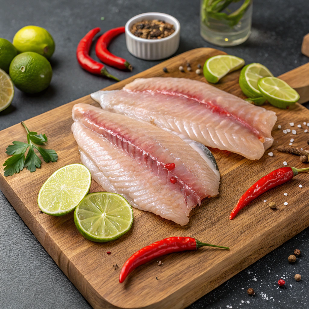 Chilli Lime Fish Spicy Lime Fish, Zesty Fish Recipe, Chili Lime Grilled Fish, Tangy Fish Dish, Citrus Marinated Fish