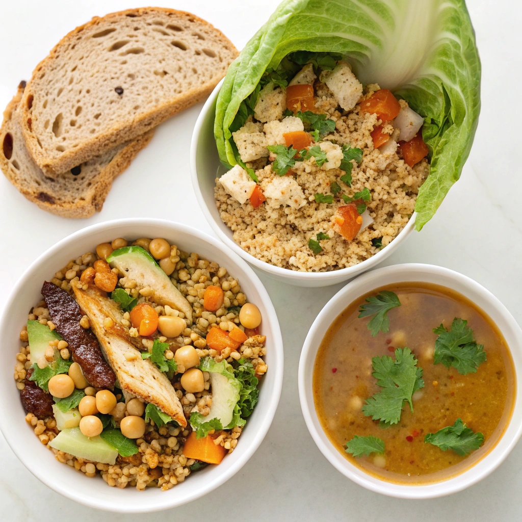 3 healthy lunch ideas