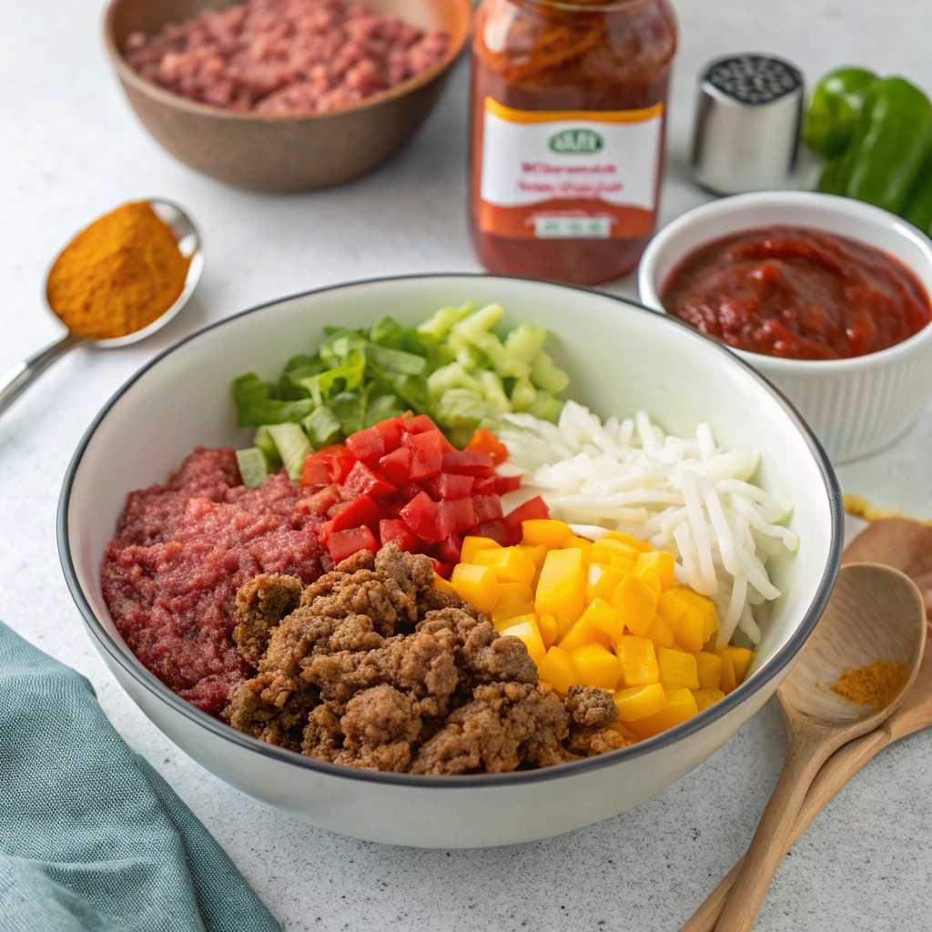 Mouthwatering Sloppy Joe Recipe on a bun, featuring savory ground meat and rich sauce, perfect for a hearty meal.