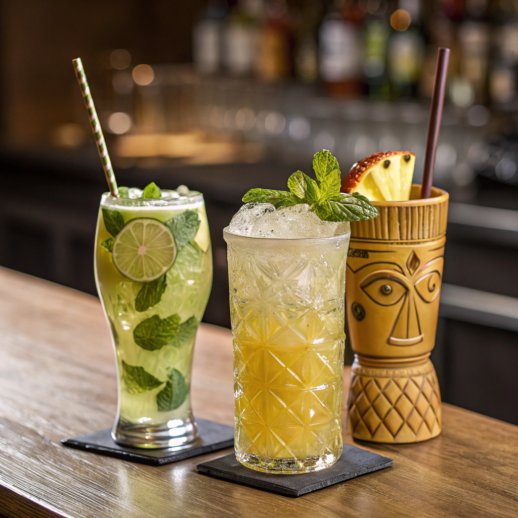 Virgin Mojito served in a glass with mint and lime, non-alcoholic mocktail perfect for any gathering.