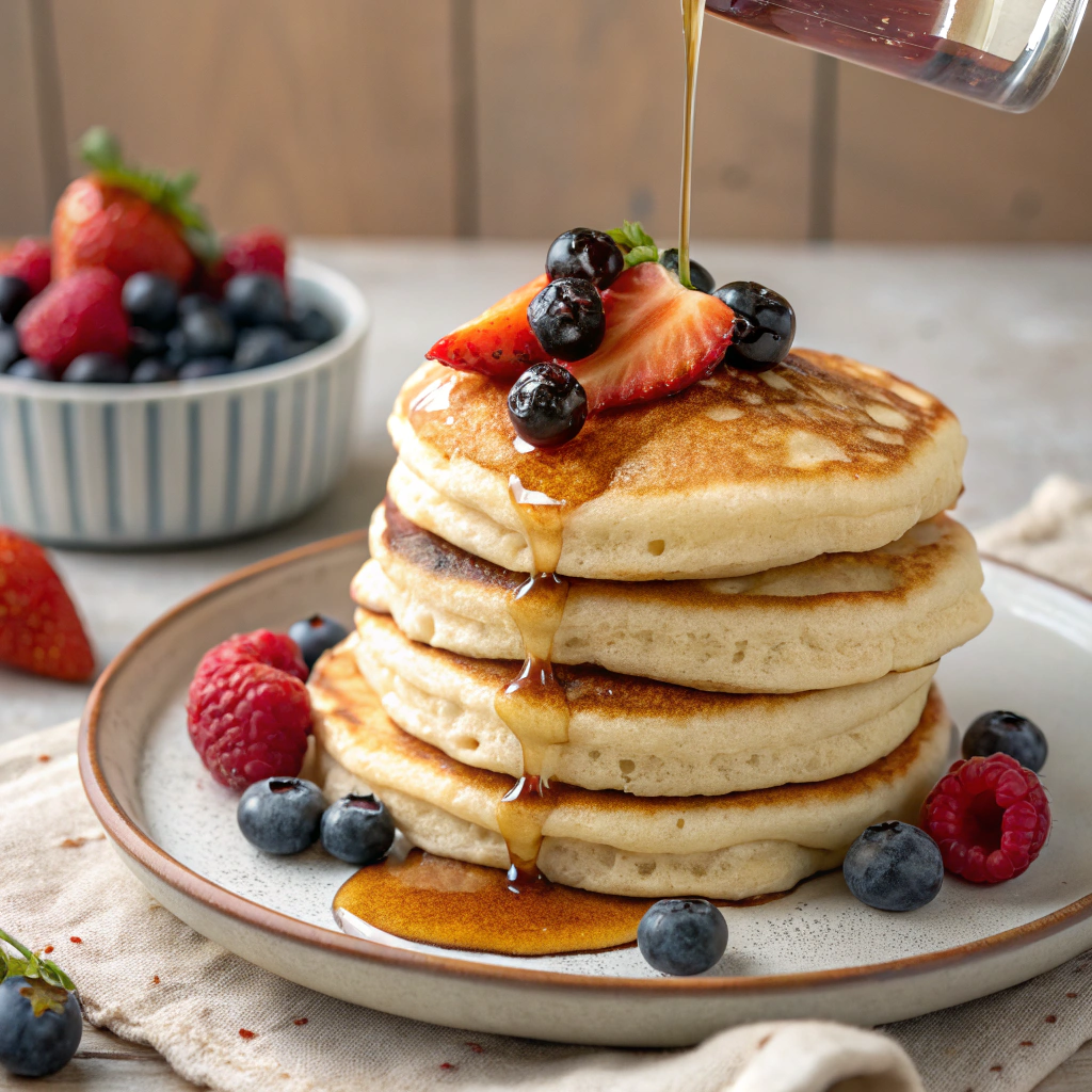 . Fluffy Pancakes for sunday brunch