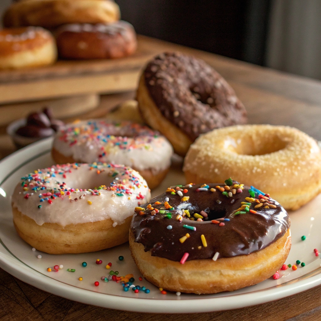 "Delicious homemade donuts for sweet treats"