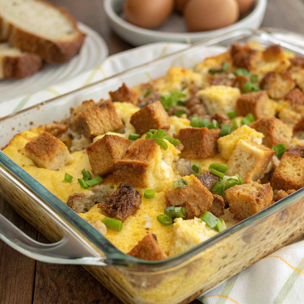  Tasty Breakfast Casserole Recipes served on a plate  