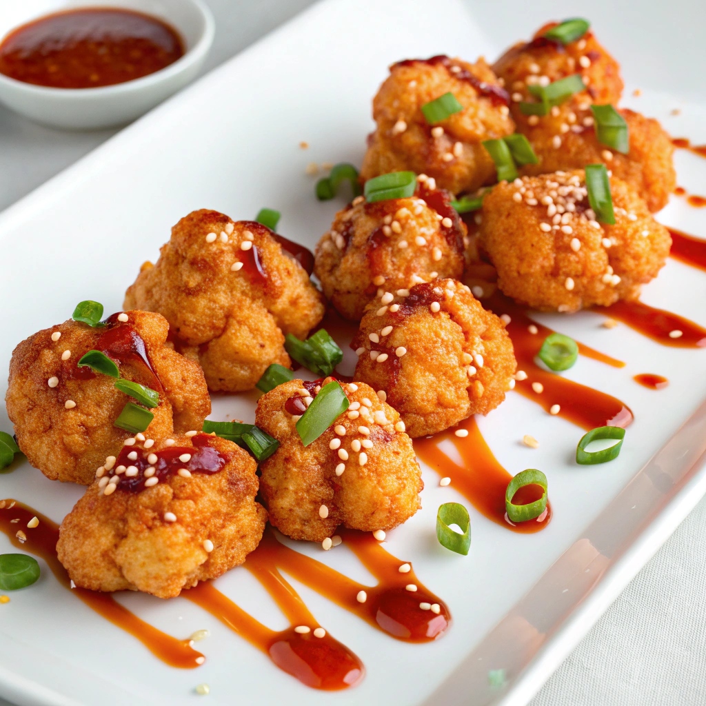 Buffalo Cauliflower Bites - A healthy and flavorful alternative to traditional wings.