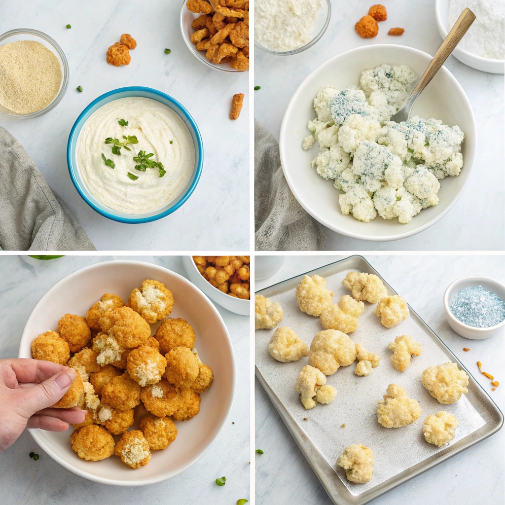Buffalo Cauliflower Bites - A healthy and flavorful alternative to traditional wings.