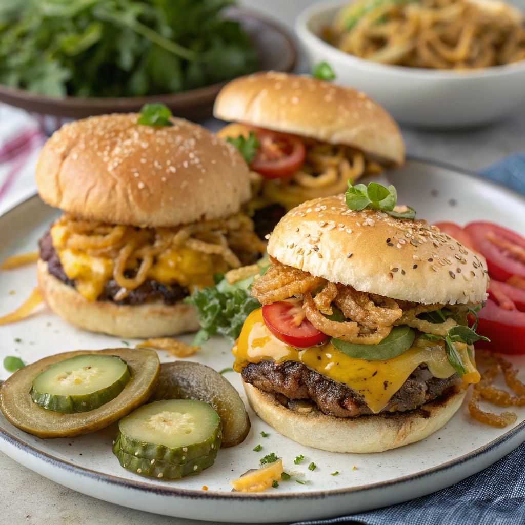 Jalapeño-Onion Smash Burgers