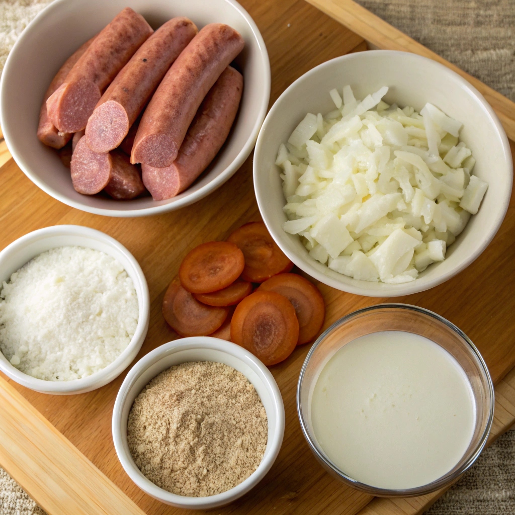 Delicious sausage gravy served over biscuits, a perfect comfort food for breakfast.