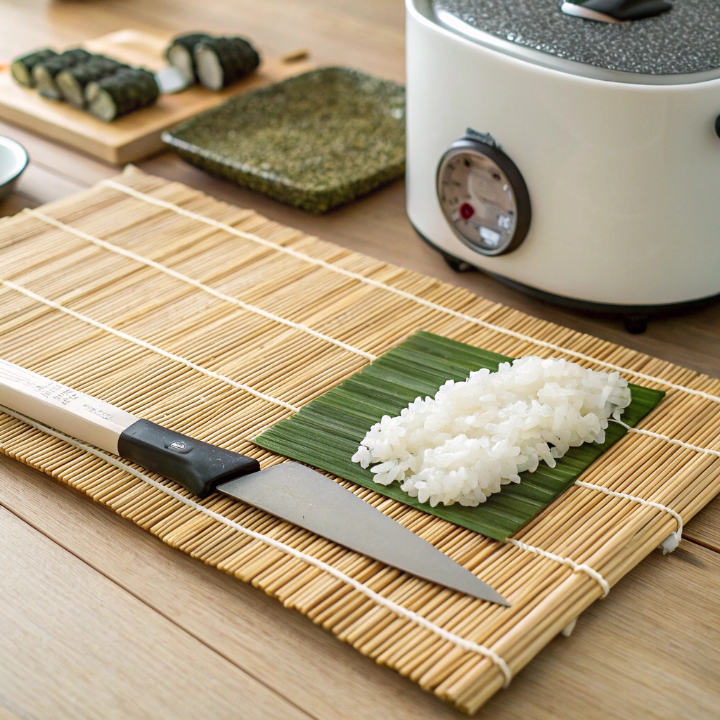 Creative Sushi Rolls on a plate, showcasing colorful ingredients and vibrant presentation.