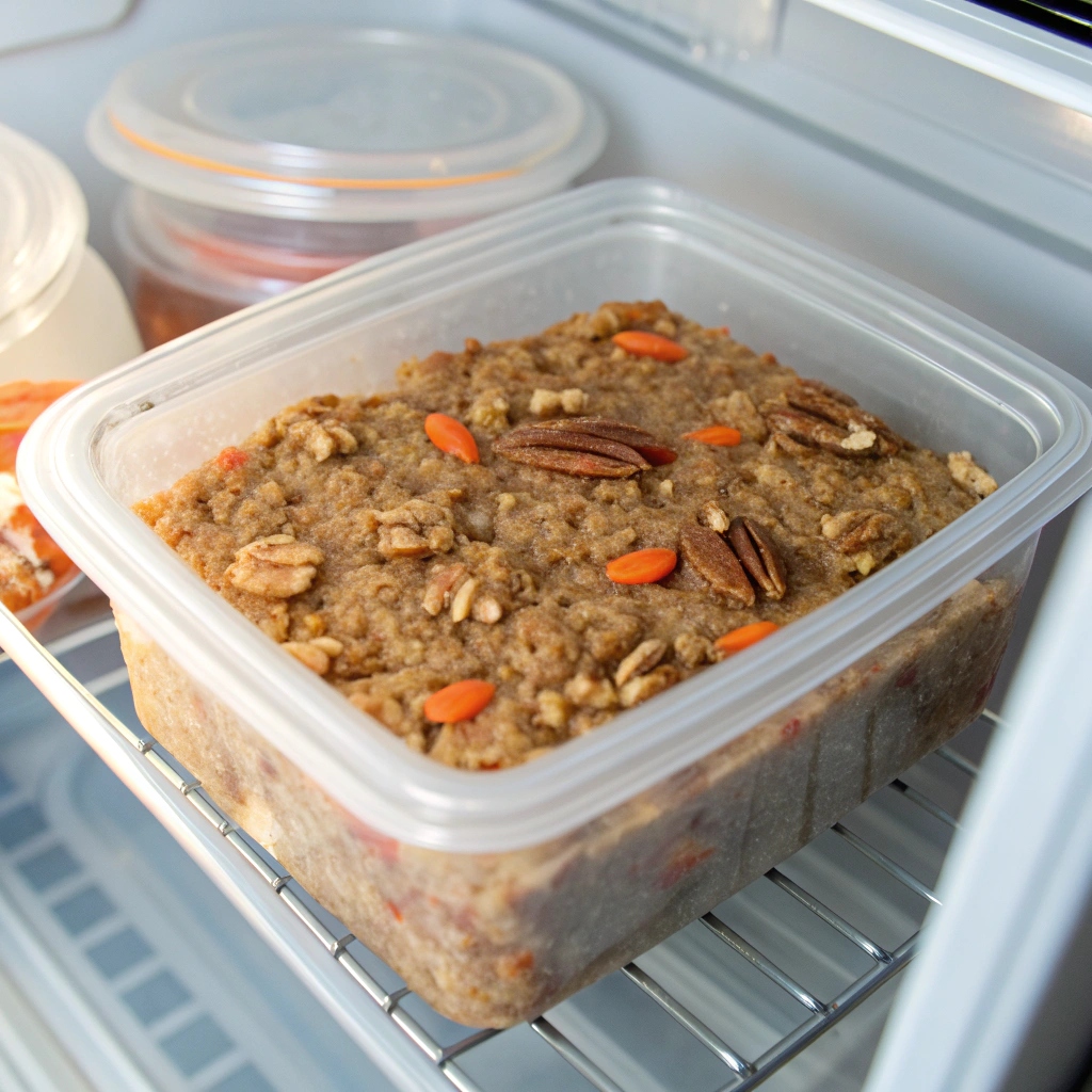 with Carrot Cake Baked Oats 