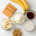 Ingredients for Banana Pudding Cheesecake Cups