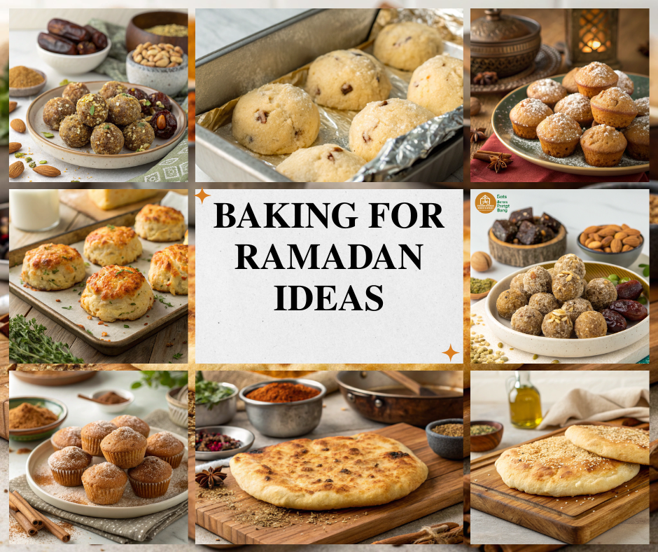 Baking for Ramadan: A Table Displaying Various Homemade Treats for Iftar