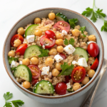 Mediterranean Chickpea & Quinoa Salad - Fat Burning Dinner