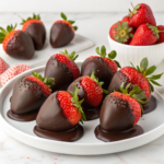 Chocolate-Covered Strawberries - classic chocolate strawberry dessert.s