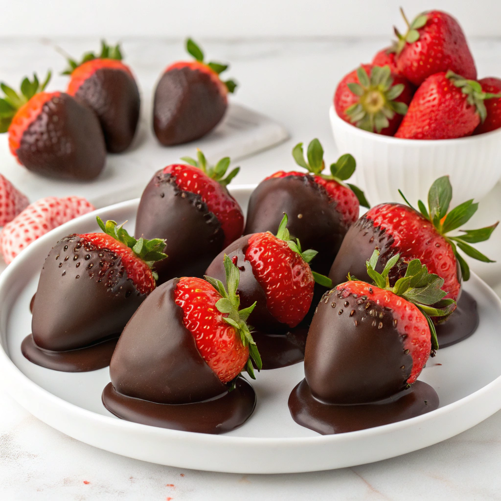 Chocolate-Covered Strawberries - classic chocolate strawberry desserts