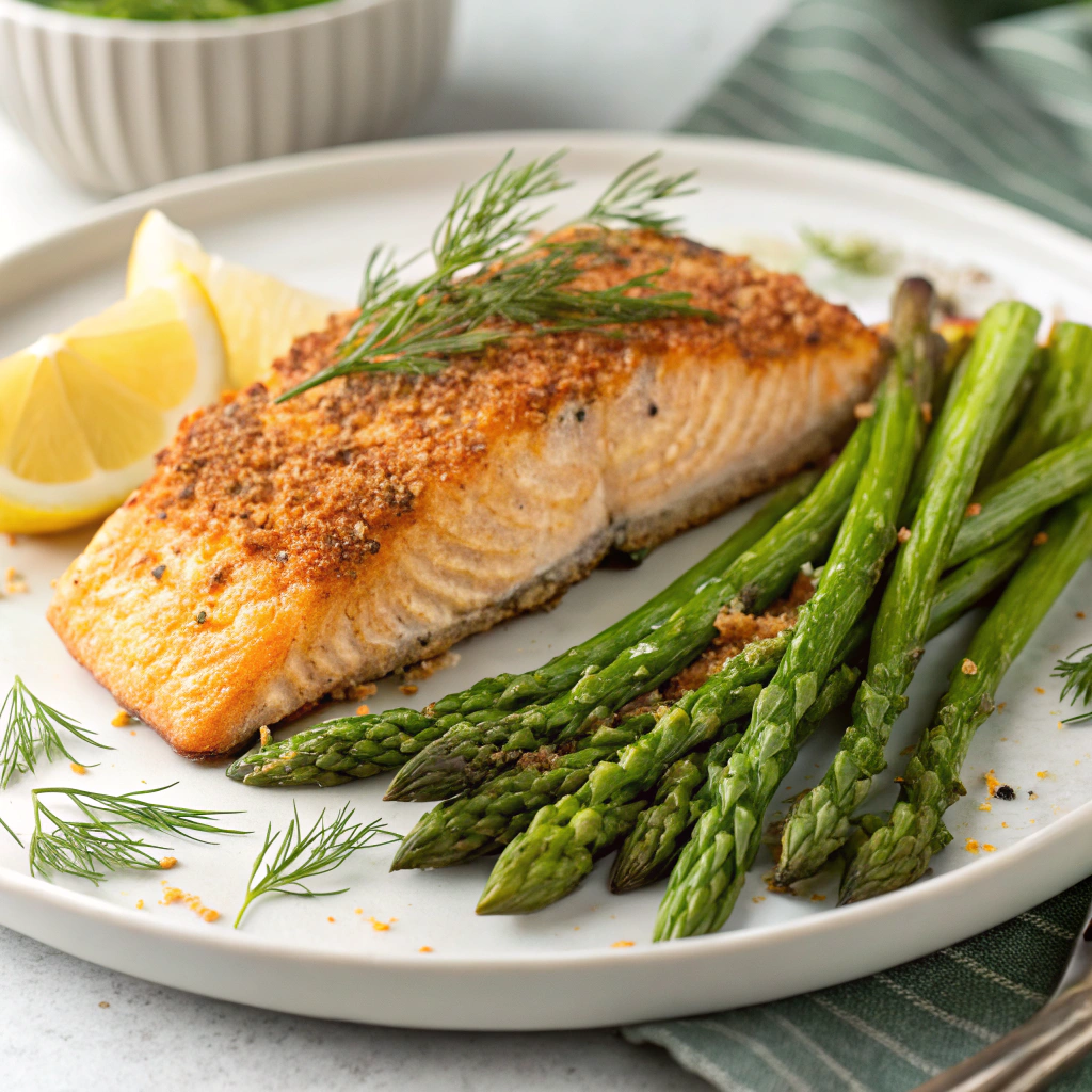  Baked Salmon with Asparagus - Easy Healthy Meals