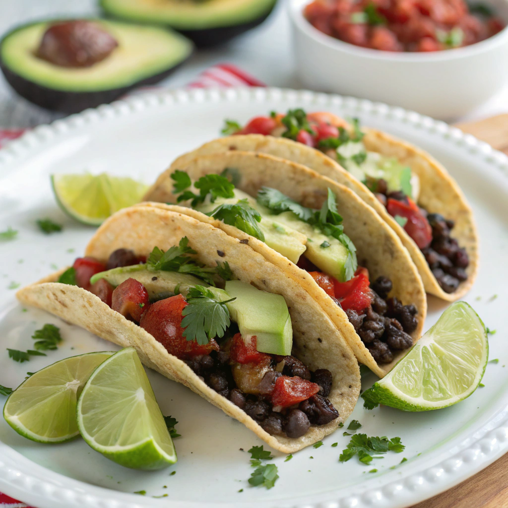  Black Bean Tacos - Easy Healthy Meals