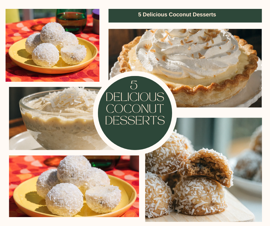 Delicious Coconut Desserts Collection
