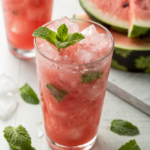 Watermelon Mint Slush, a refreshing summer mocktail