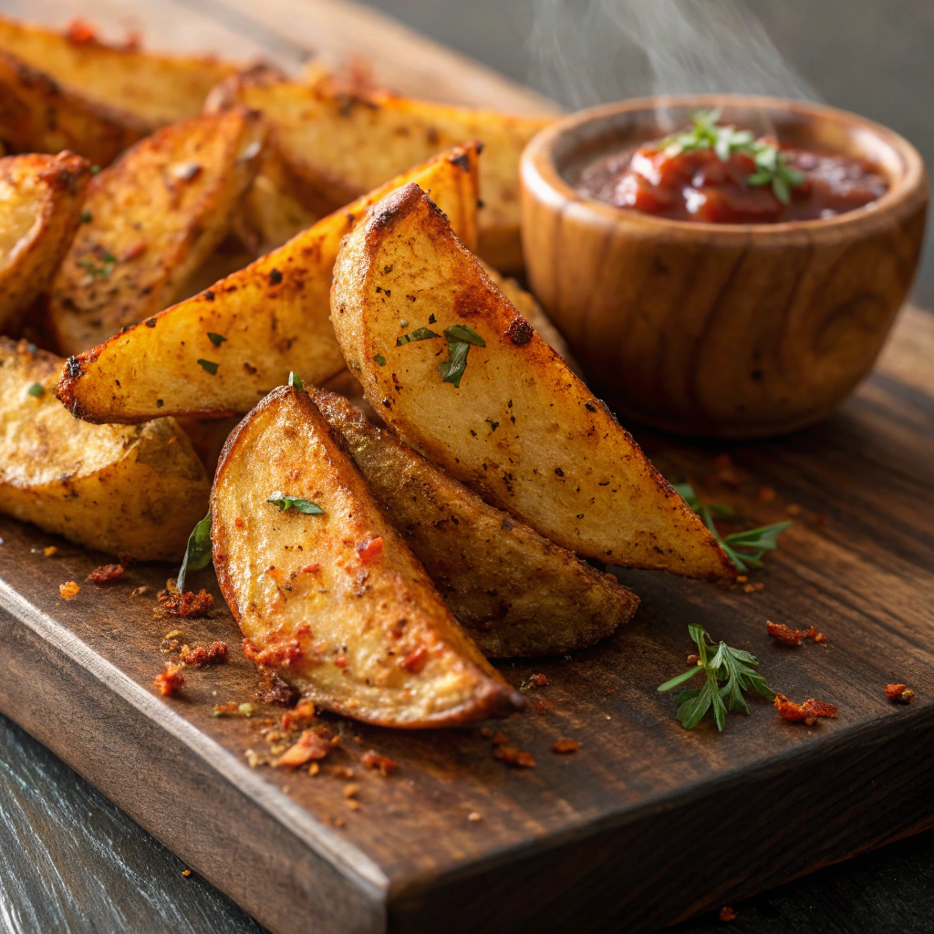 Spicy Potato Wedges - Easy Potato Side Dishes