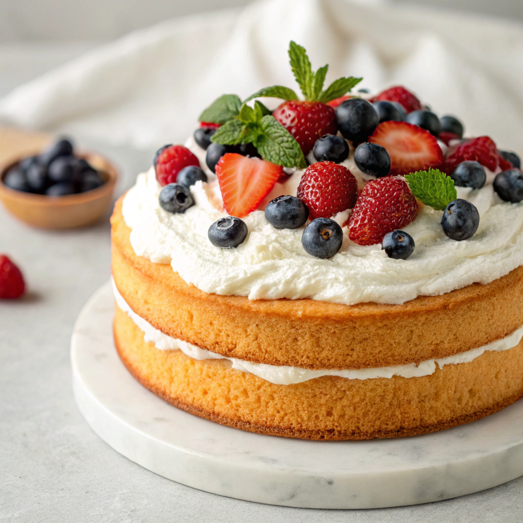 Featured image of easy Father’s Day cake displayed elegantly on a table